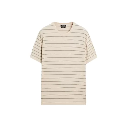 Massimo Dutti Экрю Мужские T-рубашки