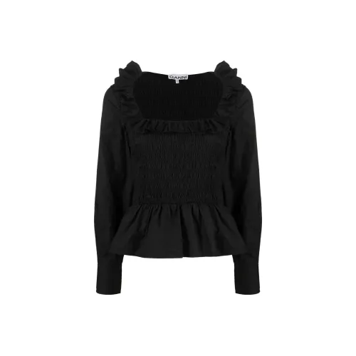 GANNI Черные Женские Рубашки