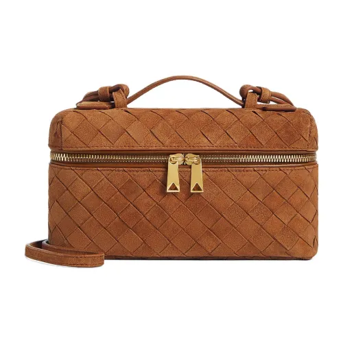 Bottega Veneta Intrecciato Телячья кожа Сумка на одно плечо Женская Апельсин