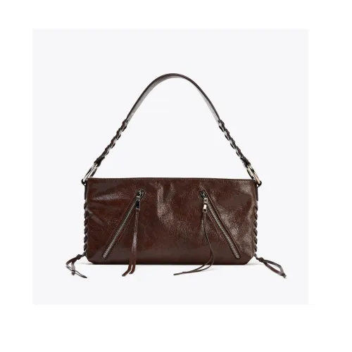 ZARA Сумки через плечо Шоколад Женские