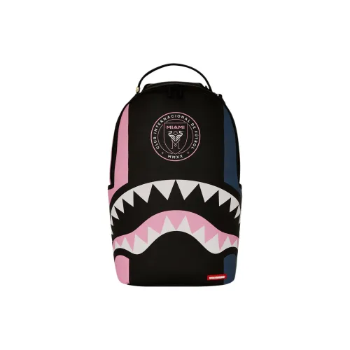 SPRAYGROUND Рюкзак из искусственной кожи стандартный унисекс черный и розовый