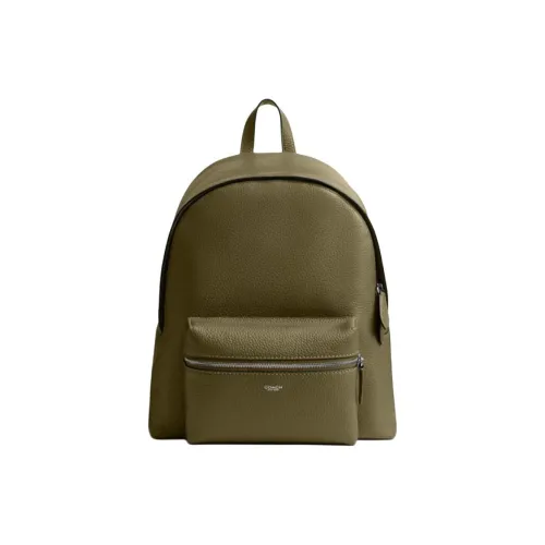 COACH Ridge Коровья кожа Рюкзак Большой Мужской Оливково-зеленый