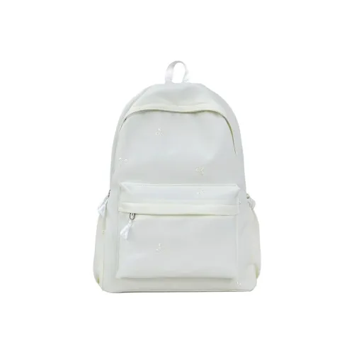 ZKHE Нейлоновый рюкзак стандартный белый черный светло-розовый светло-желтый светло-синий