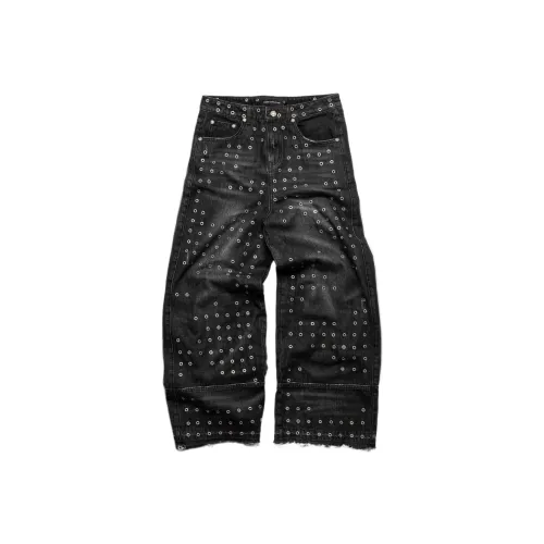 RACER WORLDWIDE Черные Мужские Джинсы