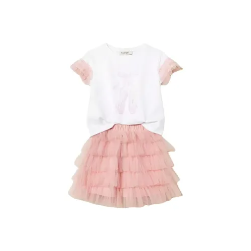 Twinset Сладкий Розовый Kids Комплекты с юбкой
