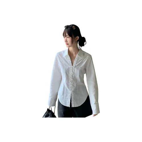 MTHE Белые Женские Рубашки