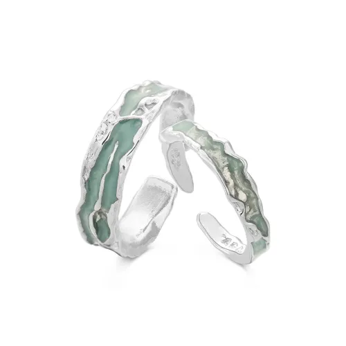 VIVIWELL Медный сплав Кольца Унисекс Серебряный