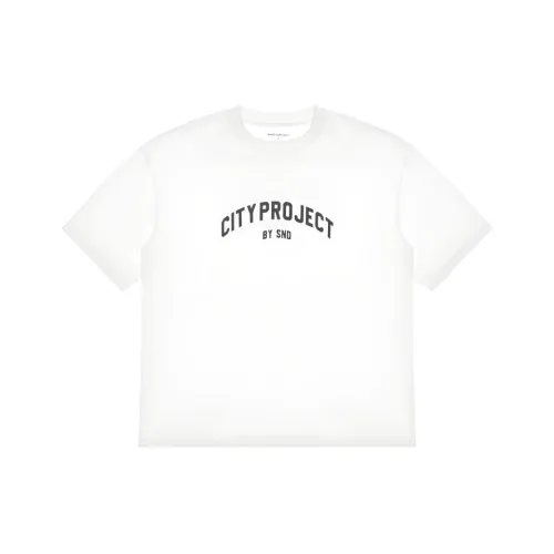 SND CITY PROJECT Белый Унисекс T-рубашки