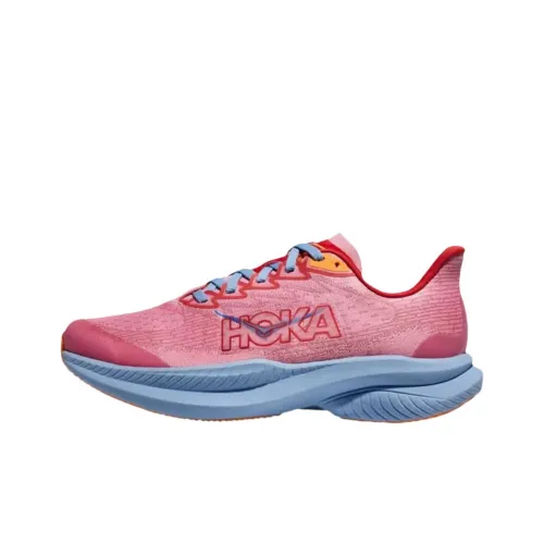 HOKA ONE ONE MACH 6 Детская беговая обувь Низкий топ Розовый Школьный возраст