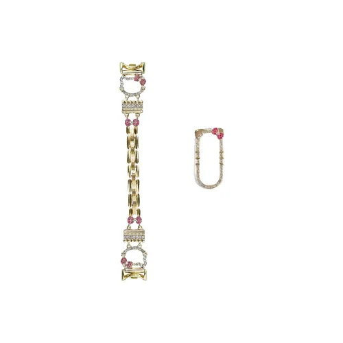 Kubao Ремешок Xiaomi Совместимость Металл Ремешок 10 NFC 9 8 Xiaomi 8 Pro 9 Pro Red Beige Watch 6 Redmi 6 5 4 190 мм