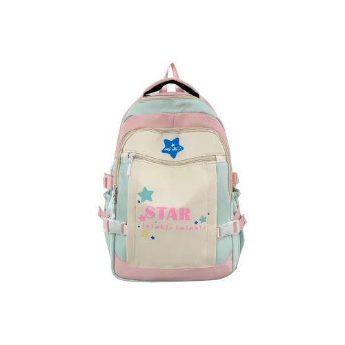 Villelon Нейлон Рюкзак Стандартный Унисекс Зеленый Синий Фиолетовый Желтый Красный