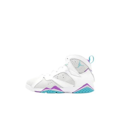 Jordan Air JORDAN 7 High Топ Детские Баскетбольные Кроссовки Белый Детский Возраст 3-7 Лет