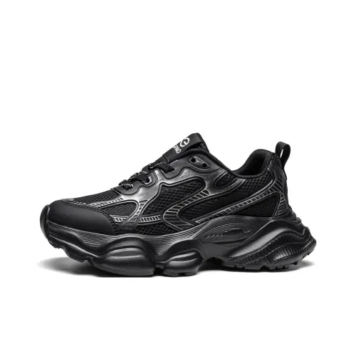 LINGPAO Низкий топ толстая подошва кроссовки мужские