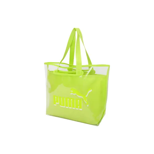 PUMA Полиуретан Комбо Сумка Тоут Сумка Сумка для покупок Сумка через плечо Сумка стандартная женская ярко-желтая