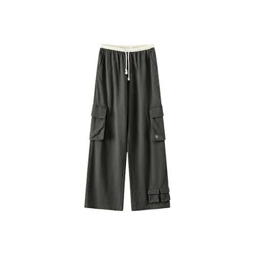 CHUU Carbon Gray Женские Повседневные Штаны