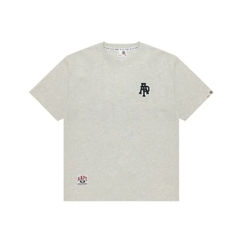 Aape Серый Белый WH2 Мужская T-Рубашка