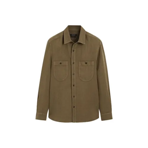 Massimo Dutti Зеленые Мужские Куртки