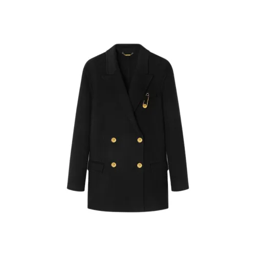 VERSACE Черное Женское Пальто