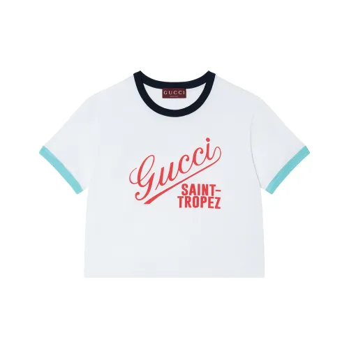 GUCCI SS25 Стандартная T-рубашка Женская