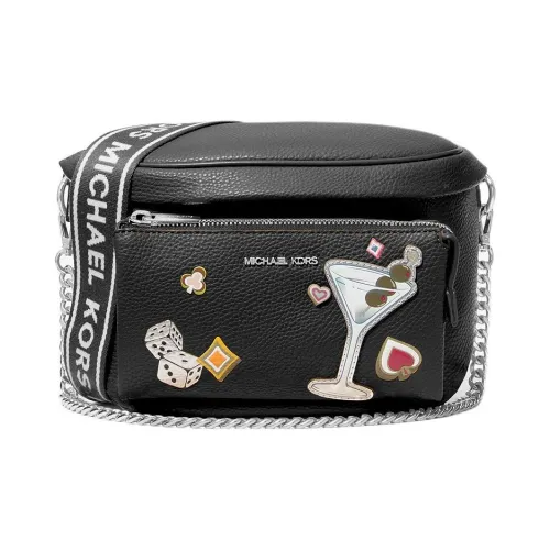 MICHAEL KORS Slater ПУ (полиуретан) Сумка через плечо Сумка на плечо Средняя Женская Черная