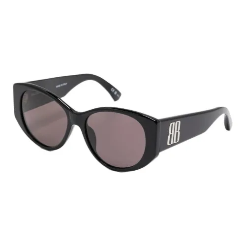 Balenciaga Ацетатные солнцезащитные очки "Кошачий глаз" женские черные