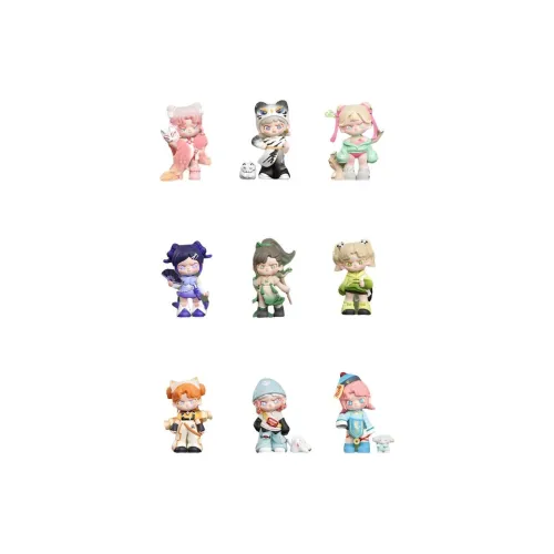 TNT SPACE Dora Unrestrained Коллекция Слепые коробки Один Blind Коробка Целая коробка 9 шт