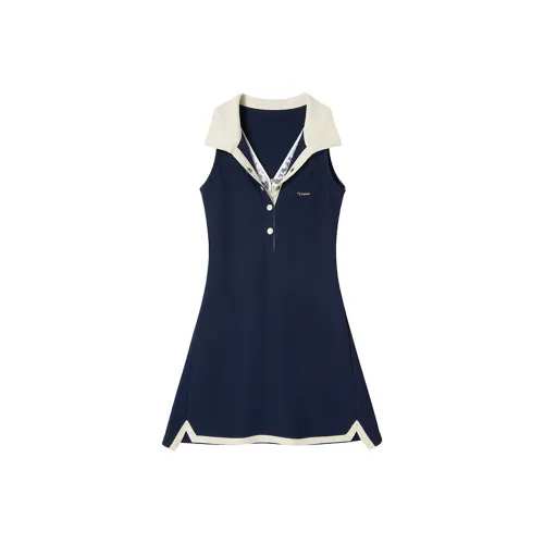 UENA Темно-синий Синий В наличии Женские Платья без рукавов