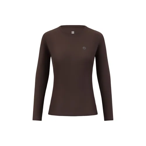 BMAI Орехи Коричневый Женские T-рубашки