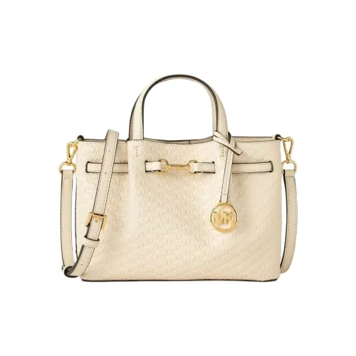 MICHAEL KORS Carson Регулируемые съемные лямки Сумка Маленькая Женская Бежевая