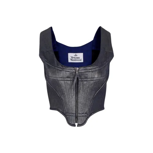 Vivienne Westwood Топ без бретелек Женский Серебряный