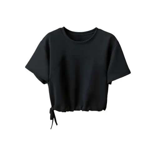 MADALLO Черные Женские T-рубашки