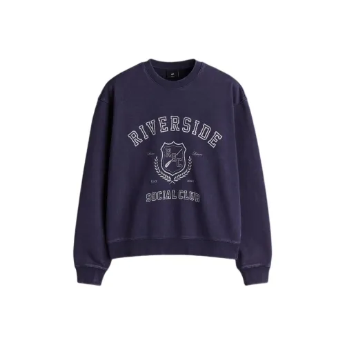 H&M Синий Мужской Свитшот