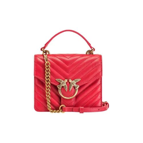 PINKO Овчина Swallow Сумка Сумка через плечо Сумка Мини Женская Красная