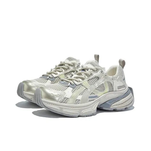 Chibang Легкий Низкий Топ Кроссовки с Толстой Подошвой Женские