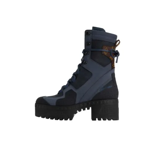 LOUIS VUITTON Laureate Короткий Мартин Boot 5 см Женские Синий