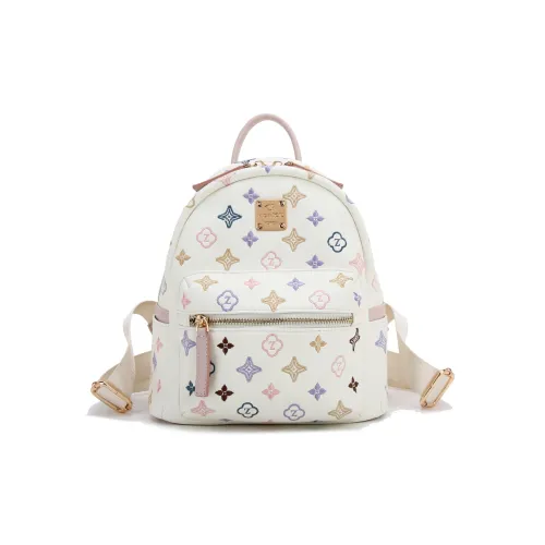 Carit Koty ПУ (полиуретан) Рюкзак Стандартный Женский Экрю