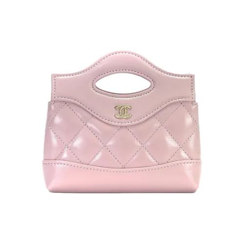 CHANEL Bright Lambskin Crossbody Bag Shoulder Bag Unisex Light Purple