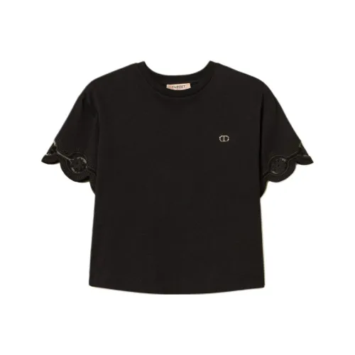 TWINSET Milano Рукав с оборванным плечом T-рубашка Женская