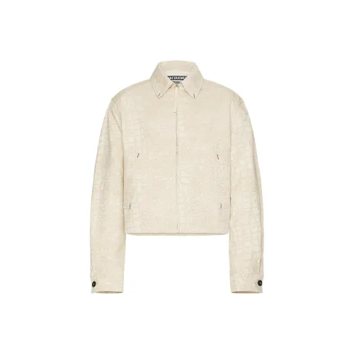 Jacquemus Бежевый Мужской Джинсовые Куртки