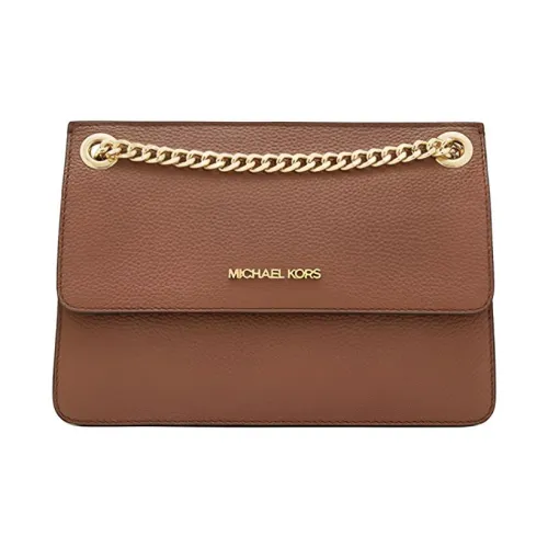 MICHAEL KORS MICHAEL KORS Luggage Collection Коровья кожа Сумка через плечо Маленькая Женская Коричневая