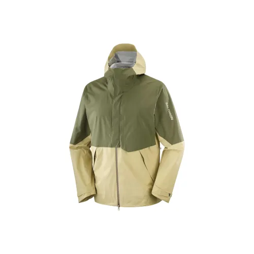 Salomon Collaboration OUTERPATH Зеленые Мужские Куртки