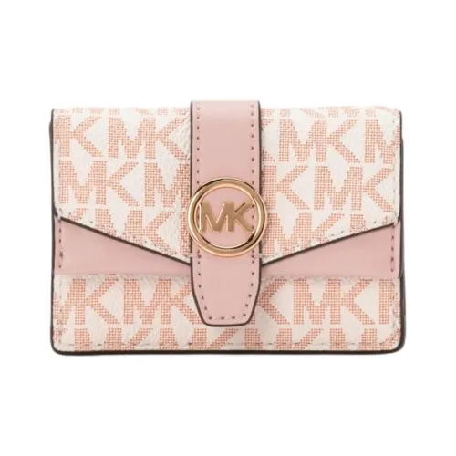 MICHAEL KORS Покрытый холст Кошелек Мини Женский Розовый