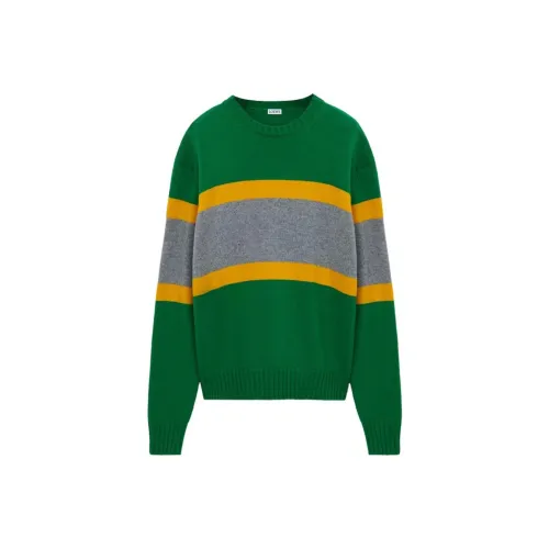 LOEWE Зеленые Мужские Свитера