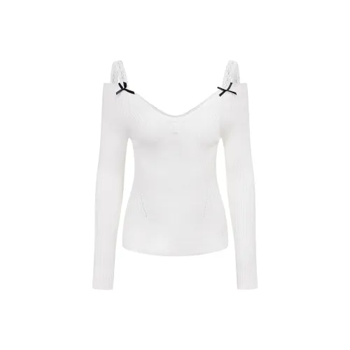 Ariseism Дизайн Sensitive Трикотаж Женские AUTUMN Горячая девушка Облегающий крой Топ Женские