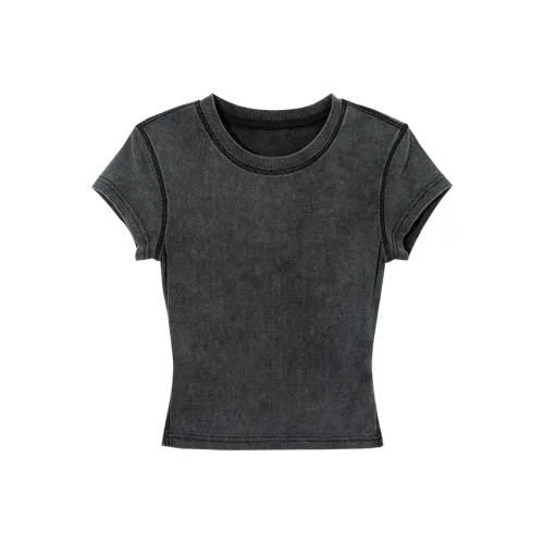 Ouyang Комплект с короткими рукавами рубашка женский