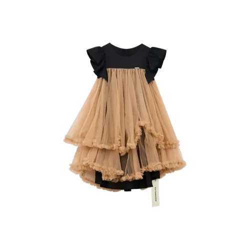 SUNTOMORROW Платье 2025 Spring Черный Подростки