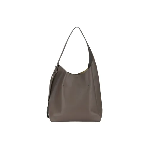 Tory Burch Romy Коровья кожа Сумка на плечо Женская Грибно-серый