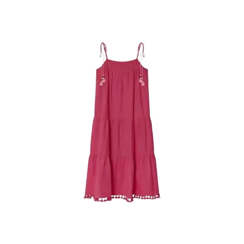 AFGGD Розово-красные Женские Слиплатья