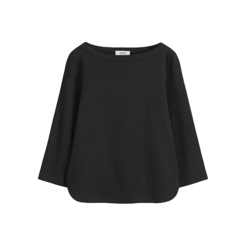 COS Черные Женские T-рубашки