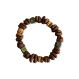 Новый китайский стиль, кофе, бобы, браслет, зеленый блок